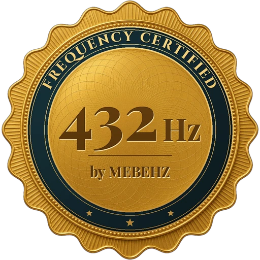 Frequency Certified · 432 Hz · by MEBEHZ