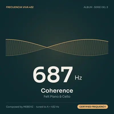 Coherence cover art, 687 Hz