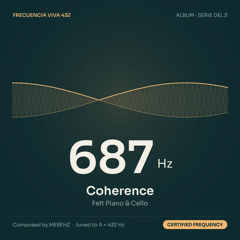 Portada de Coherence, 687 Hz