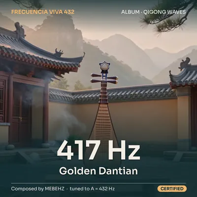 Golden Dantian cover art, 417 Hz