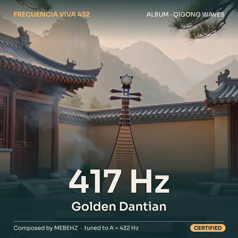 Cover art for Golden Dantian, 417 Hz