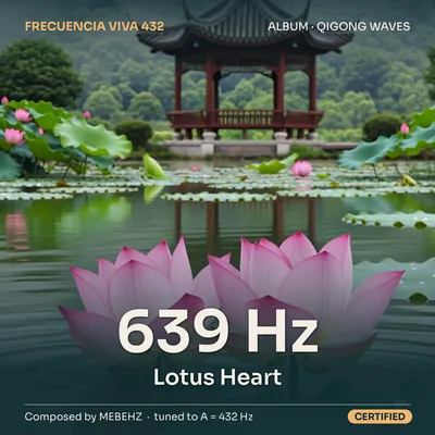 Lotus Heart cover art, 639 Hz